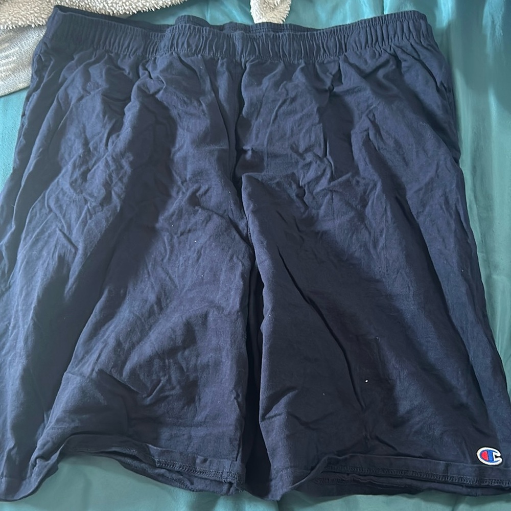 Navy blue champion shorts